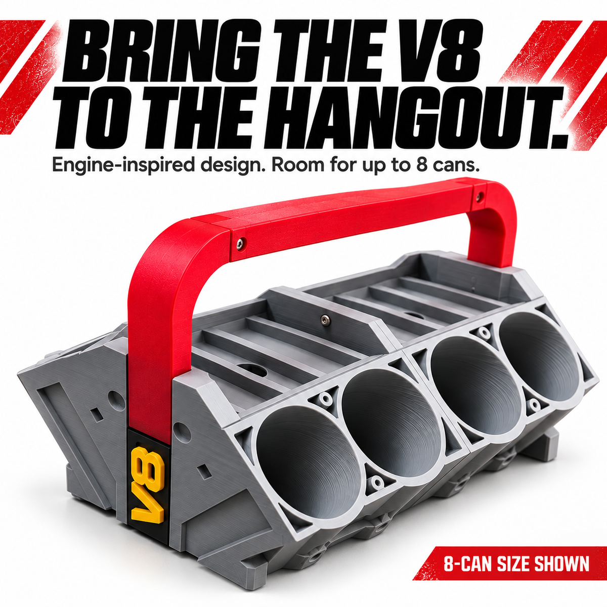 Engine Shaped Beverage Carrier